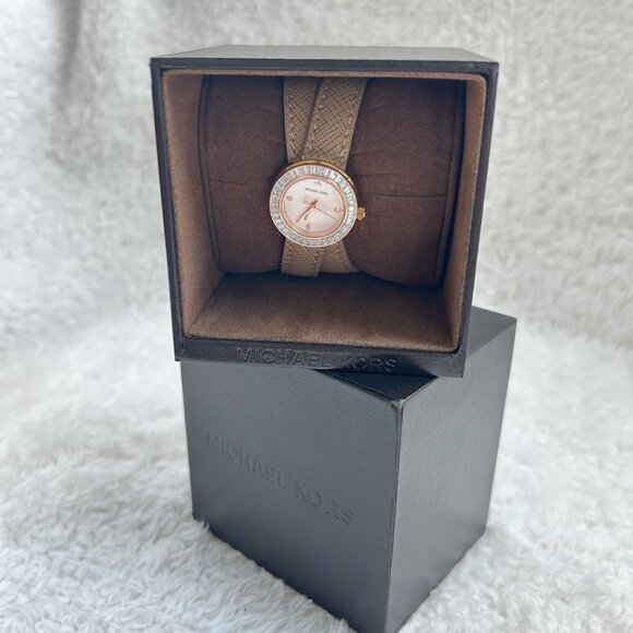 Brand New Michael Kors Khaki Mini Madison Ladies Watch - Brand New, Never worn. main image 3